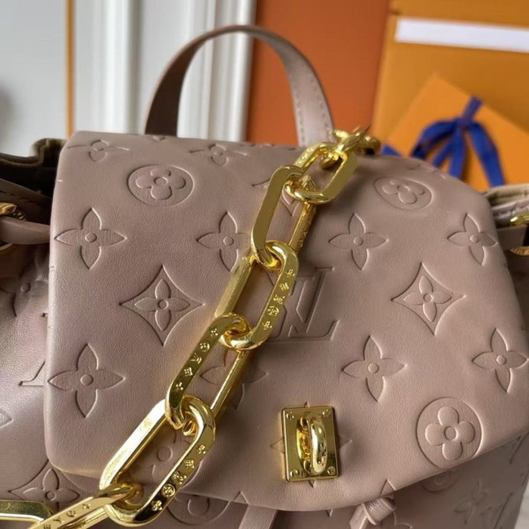 Louis Vuitton Coussin-Style Backpack — Taupe - Image 7