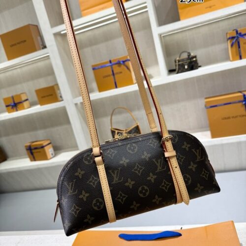 7fe7997a00 Louis Vuitton Monogram Shoulder Bag — Brown