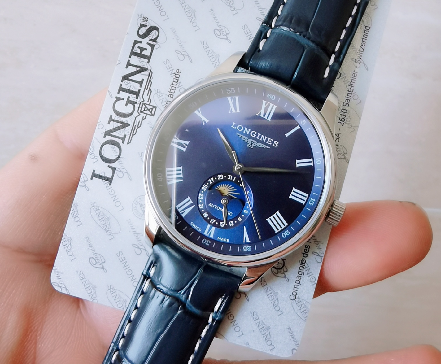 Longines Classic Moonphase 39 mm Watch – IW-0830 - Image 3