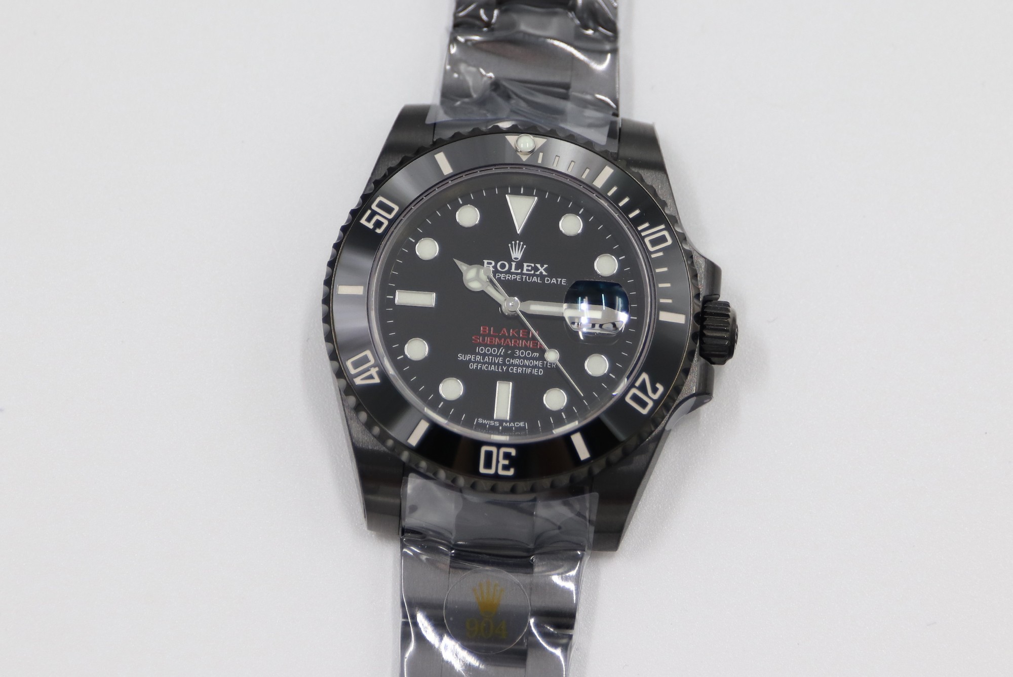 Rolex Black Submariner Watch – IW-0192
