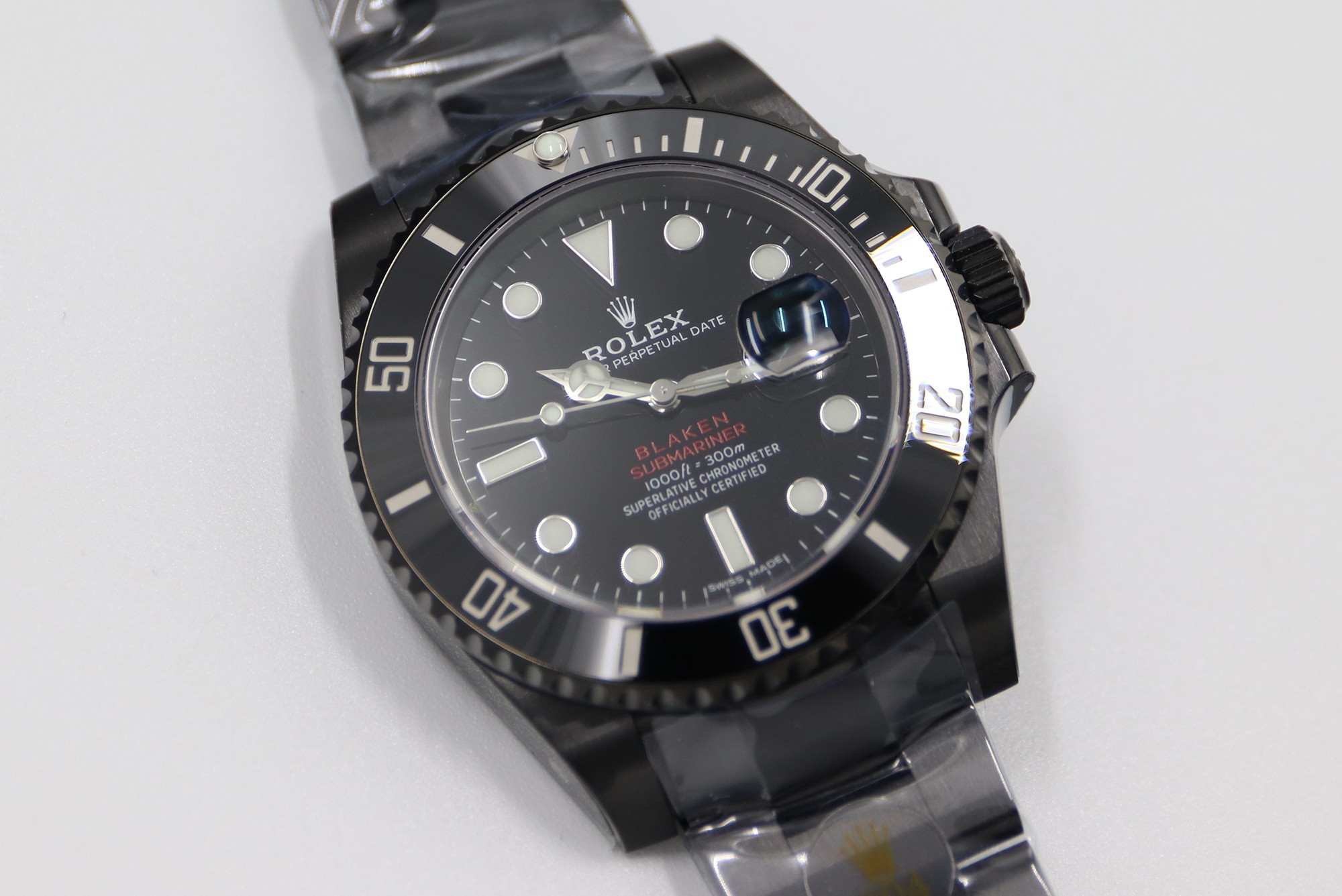 Rolex Black Submariner Watch – IW-0192 - Image 2