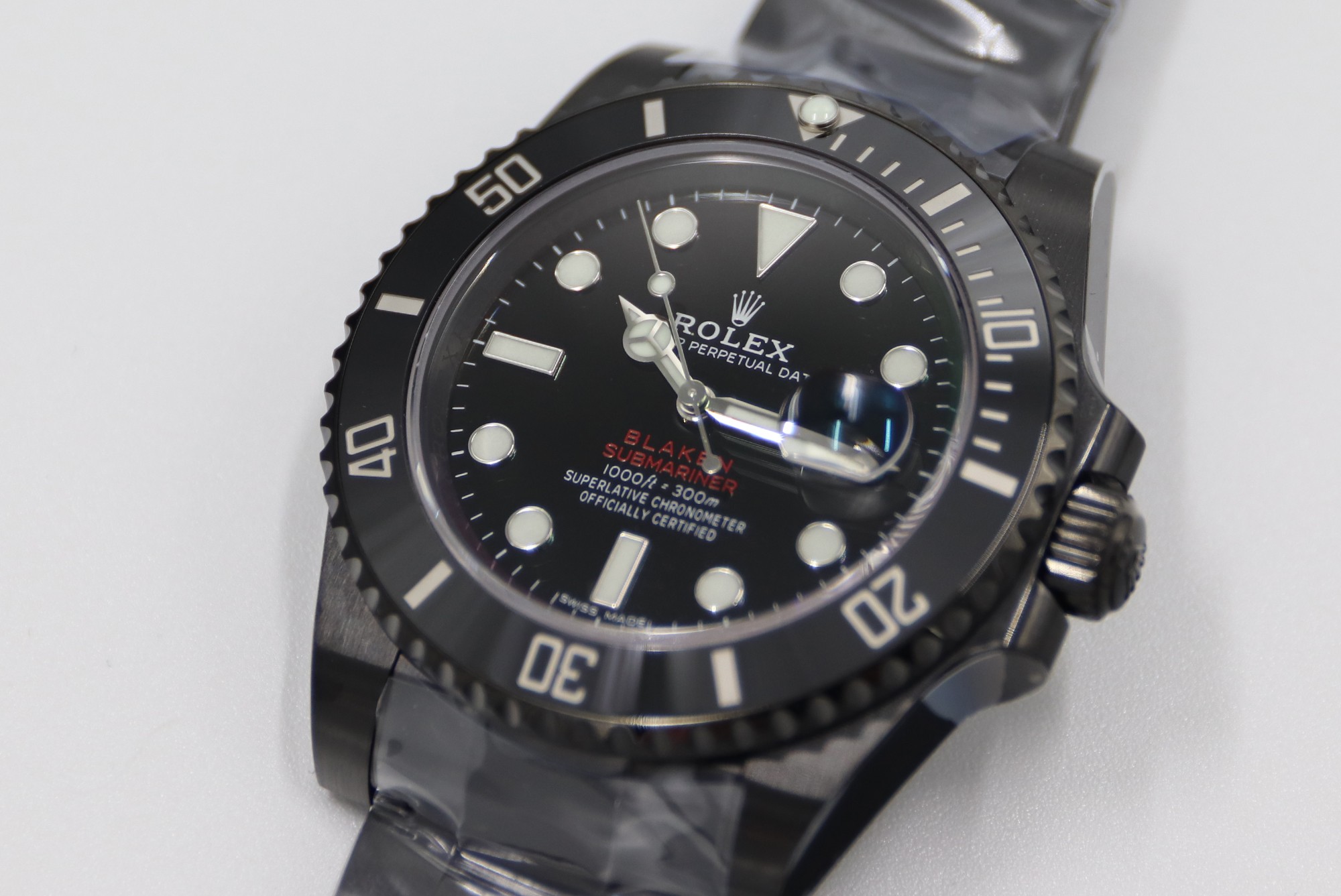 Rolex Black Submariner Watch – IW-0192 - Image 3