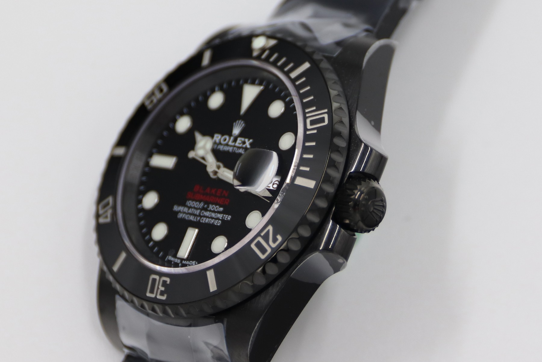 Rolex Black Submariner Watch – IW-0192 - Image 4