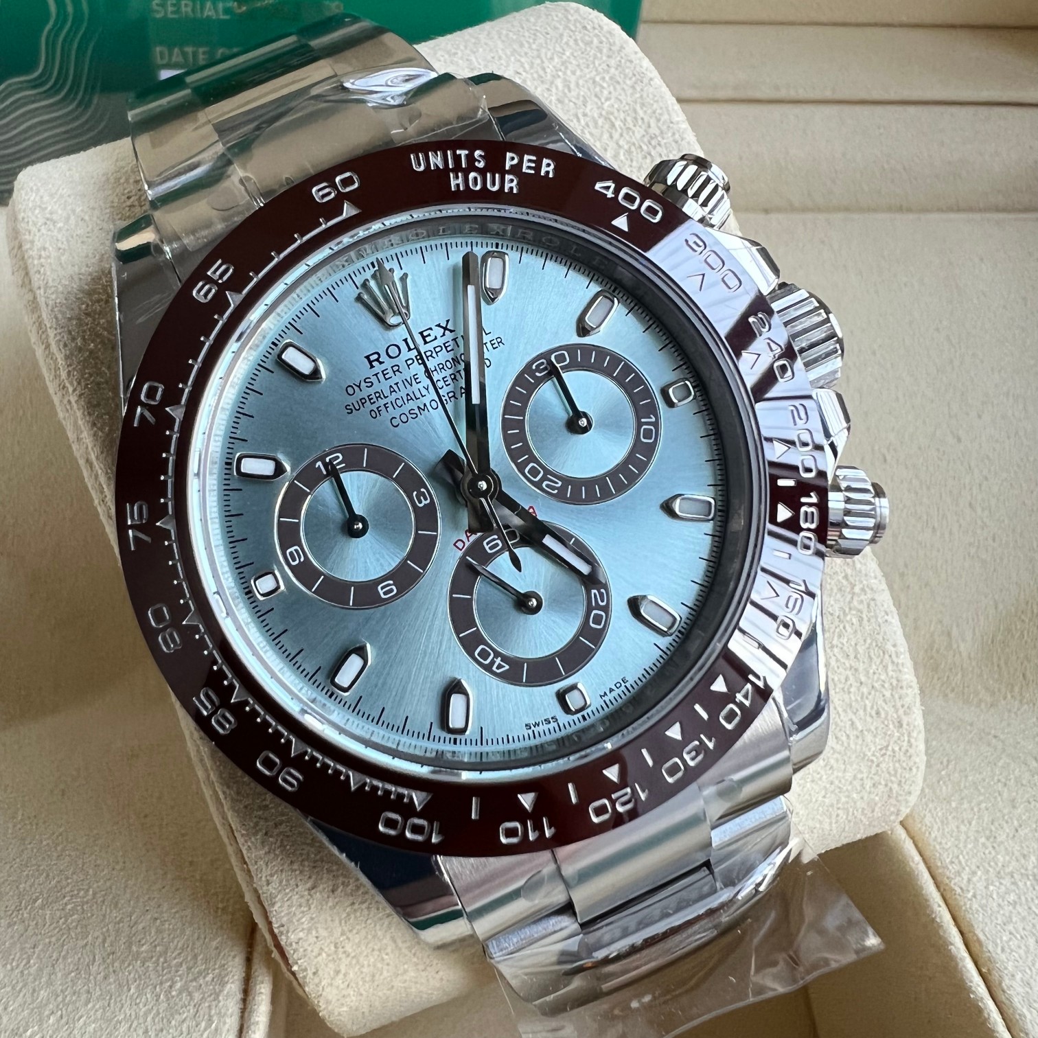 Daytona Ice Blue Chronograph 40 mm Watch – IW-2903 - Image 4