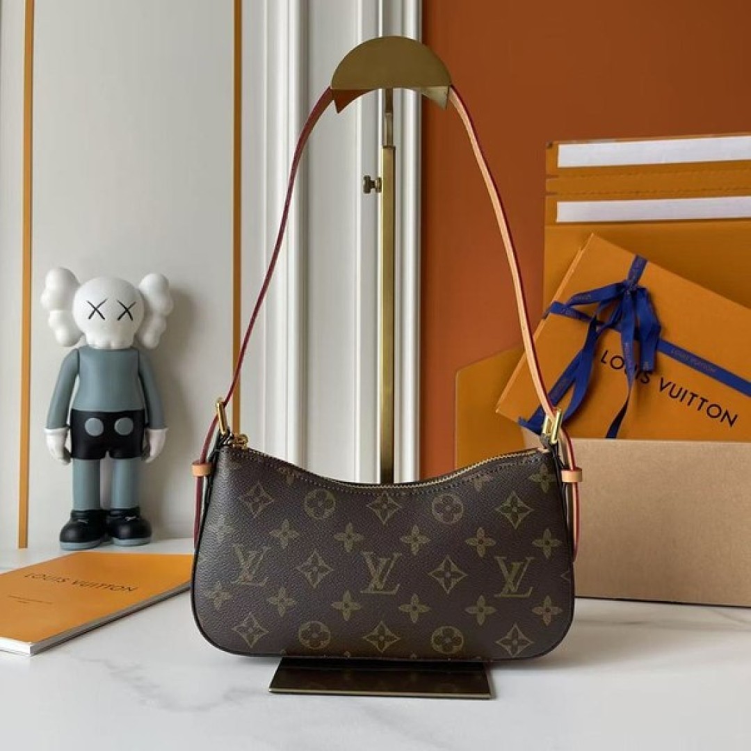 Louis Vuitton Monogram Shoulder Bag — Brown - Image 4