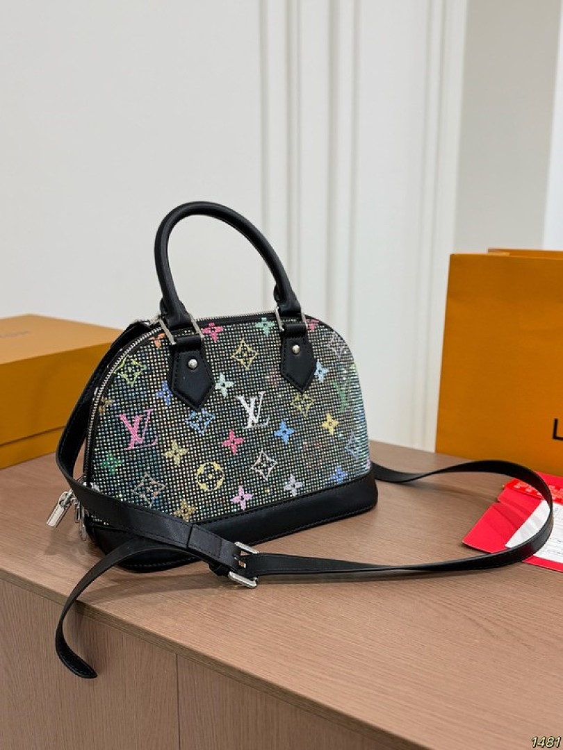 Louis Vuitton Multicolour Monogram Dome Bag — Black & Multicolour - Image 8