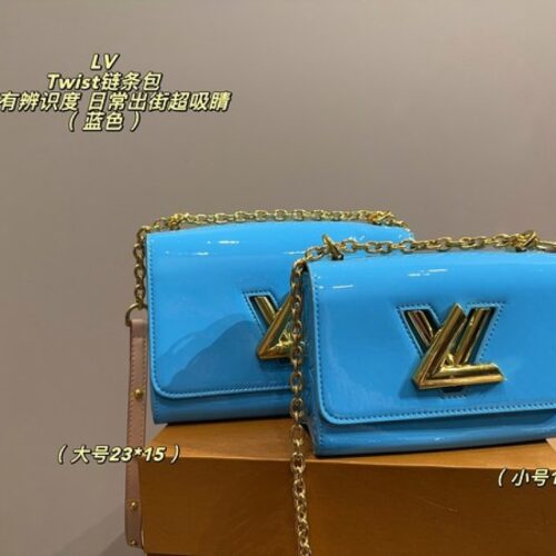 c7e7be273a Louis Vuitton Twist-Style Glossy Chain Bag — Colour Options
