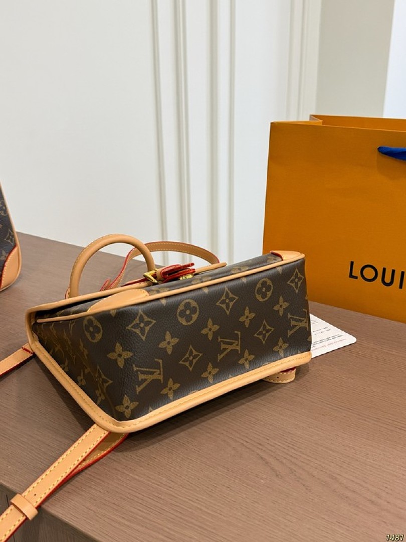 Louis Vuitton Monogram Flap Backpack — Brown - Image 6