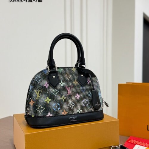 da6e91b052 Louis Vuitton Multicolour Monogram Dome Bag — Black & Multicolour