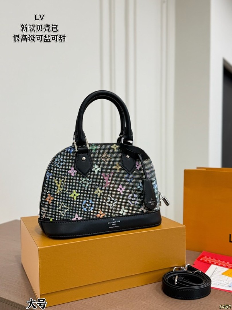 Louis Vuitton Multicolour Monogram Dome Bag — Black & Multicolour