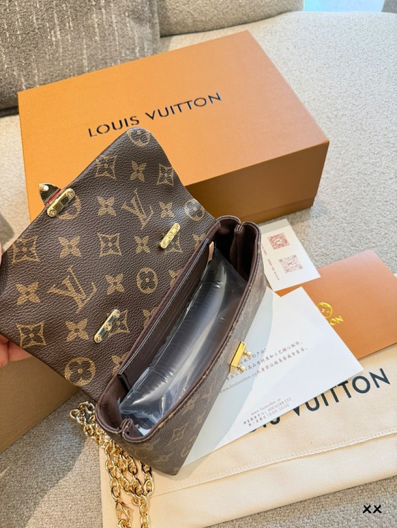 Louis Vuitton Nano Madeleine-Style Monogram Chain Bag — Brown - Image 8