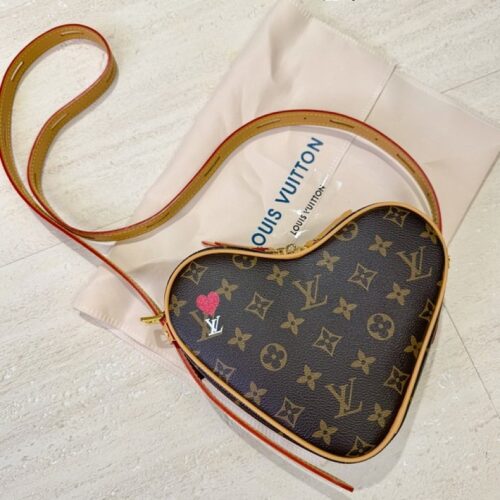 f30aff315d Louis Vuitton Heart-Shaped Monogram Bag — Brown