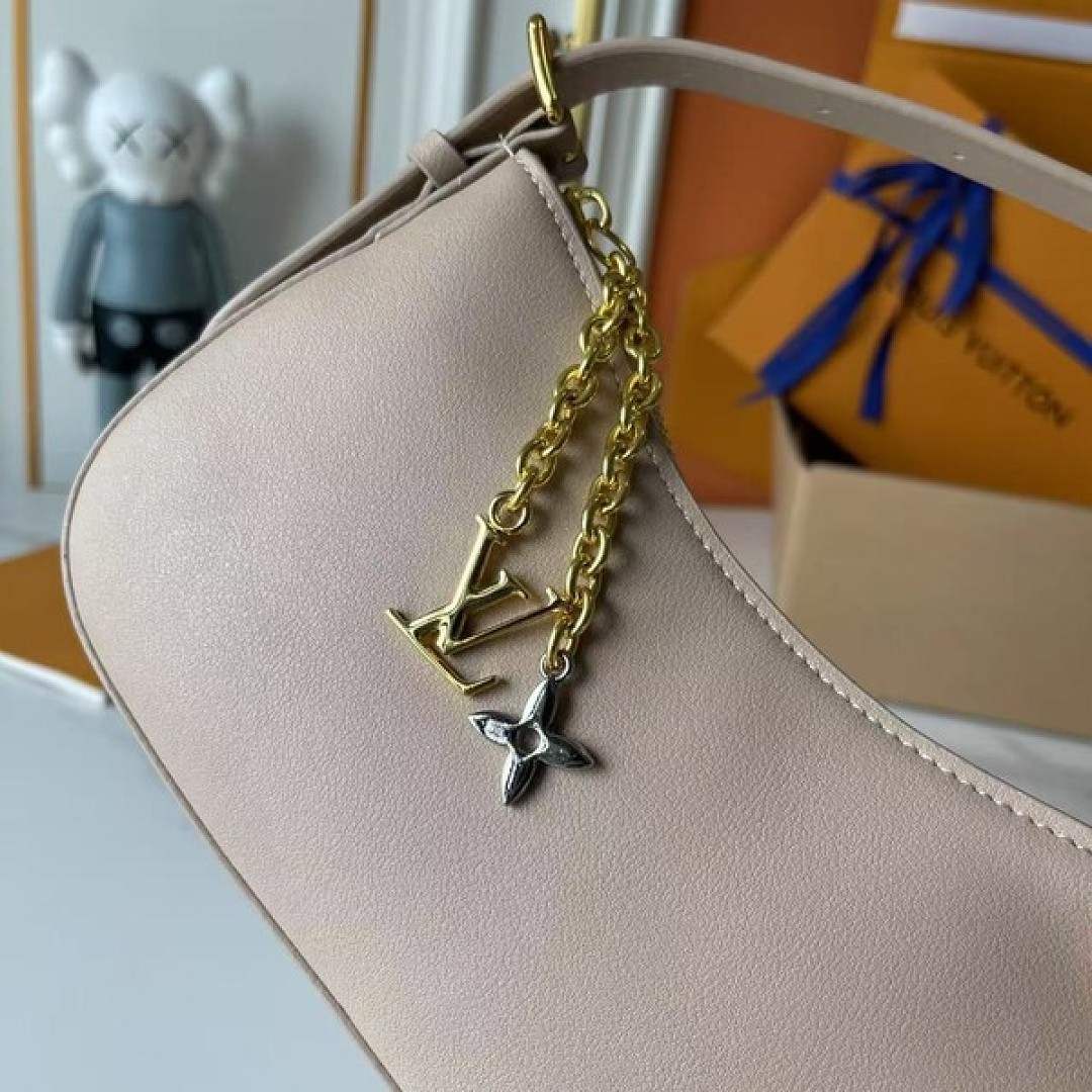 Louis Vuitton Style Shoulder Bag — Taupe - Image 5