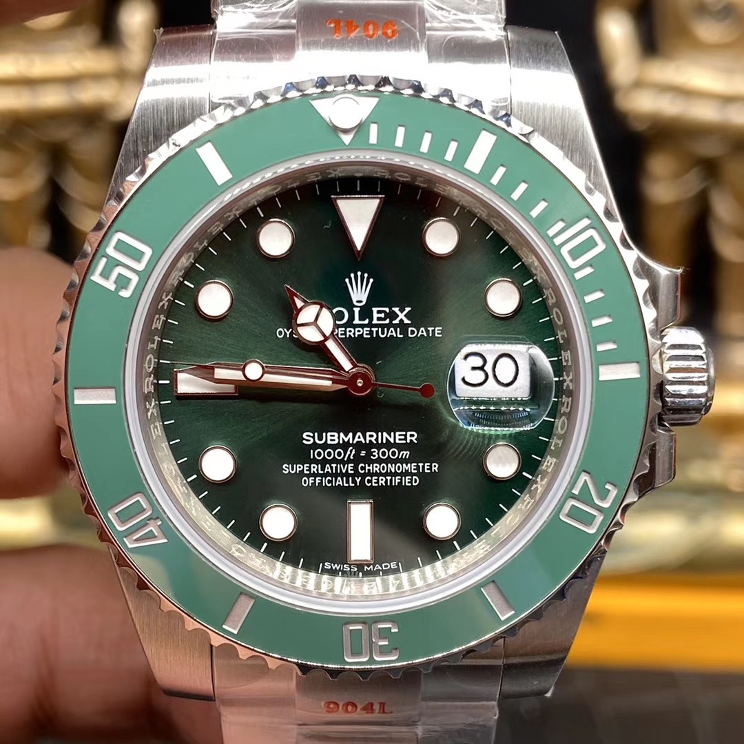 Rolex Green Submariner Watch – IW-0213 - Image 9