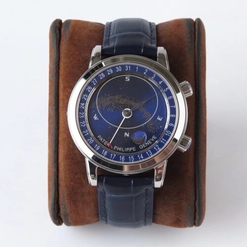 Patek Philippe Classic Blue Dial Moonphase 38 mm Watch – IW-2476