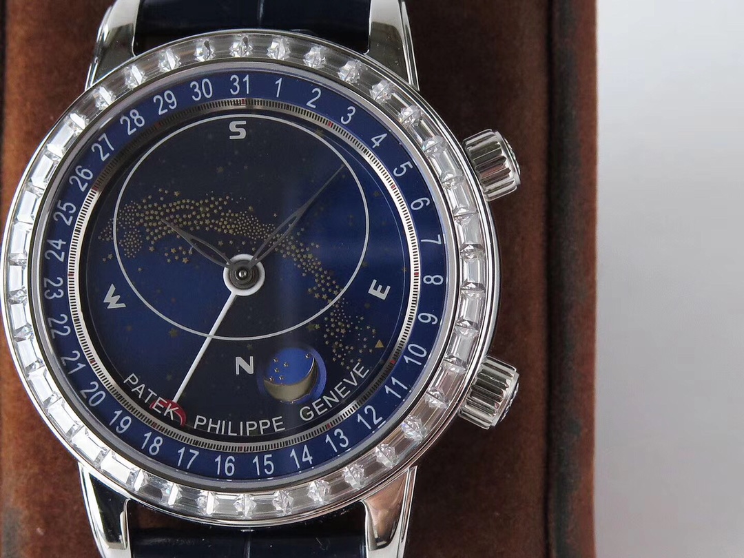 Patek Philippe Classic Blue Dial Moonphase 38 mm Watch – IW-2478 - Image 2