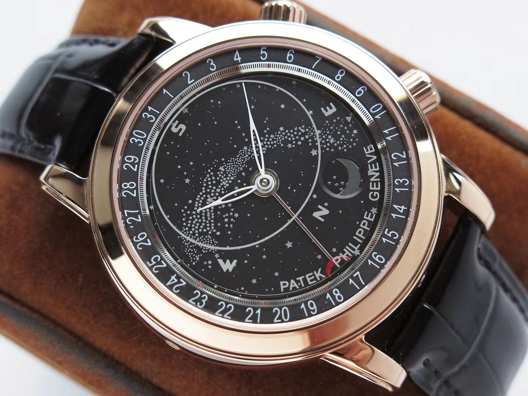 Patek Philippe Classic Blue Dial Moonphase 38 mm Watch – IW-2477 - Image 4