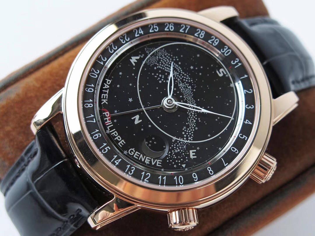 Patek Philippe Classic Blue Dial Moonphase 38 mm Watch – IW-2477 - Image 5