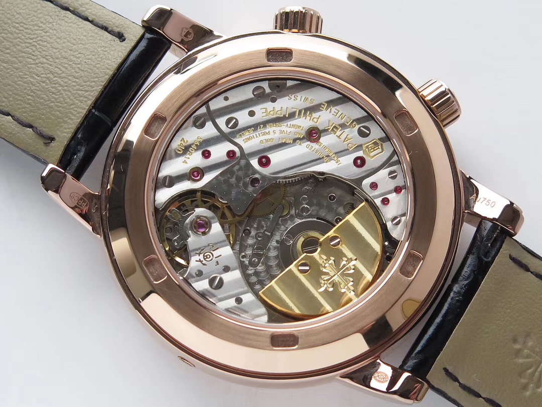 Patek Philippe Classic Blue Dial Moonphase 38 mm Watch – IW-2477 - Image 6