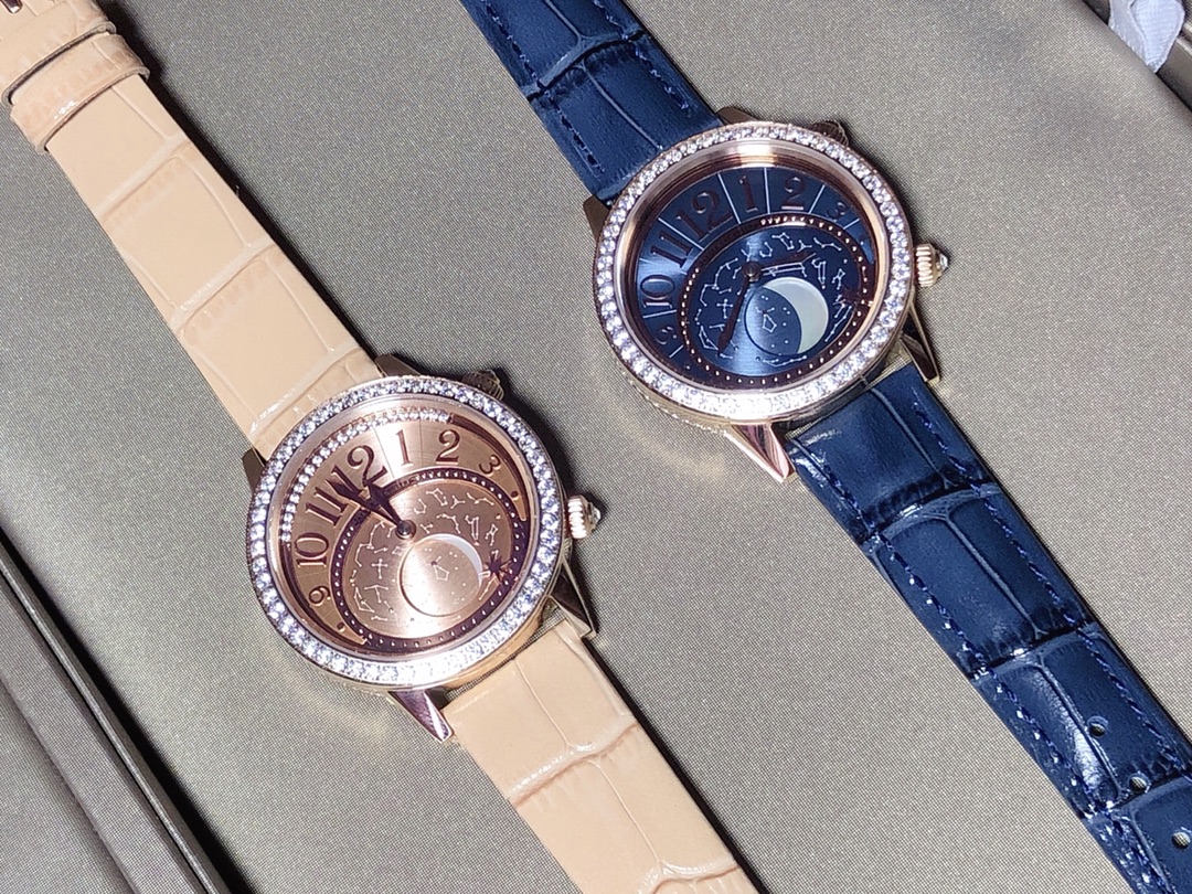 Jaeger-LeCoultre Classic Mother-of-Pearl Dial Moonphase 36 mm Watch – IW-0517 - Image 6