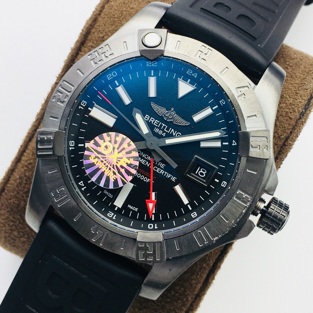 Breitling Classic GMT 43 mm Watch – IW-0672 - Image 3