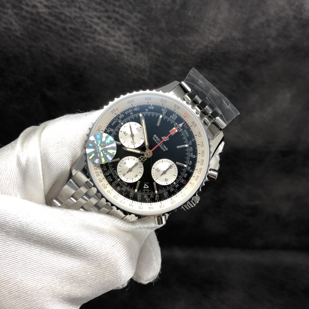 Breitling Classic Chronograph 43 mm Watch – IW-2190 - Image 4
