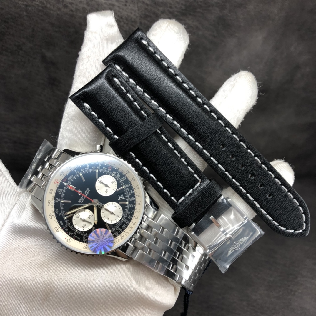 Breitling Classic Chronograph 43 mm Watch – IW-2190 - Image 9