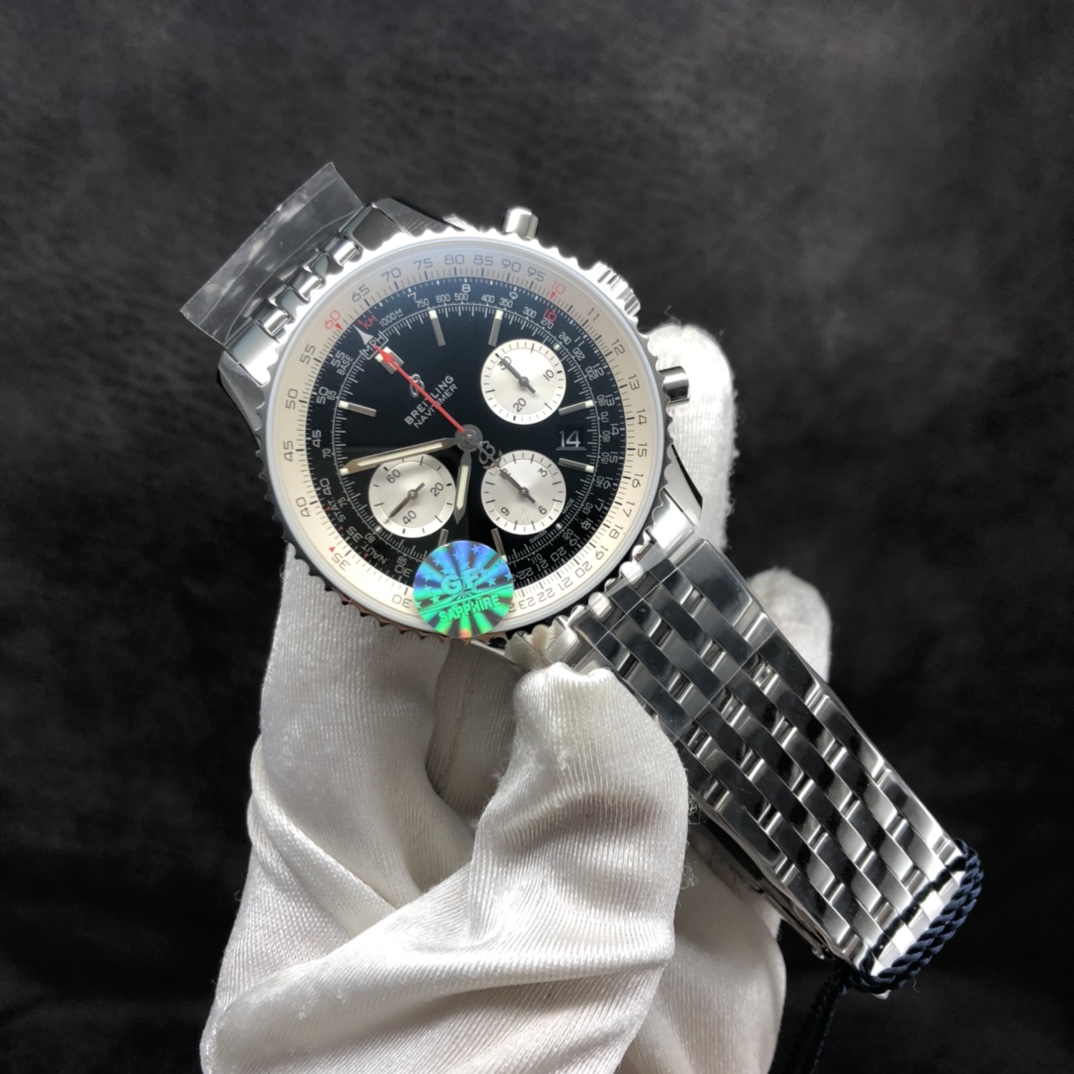 Breitling Classic Chronograph 43 mm Watch – IW-2190 - Image 2