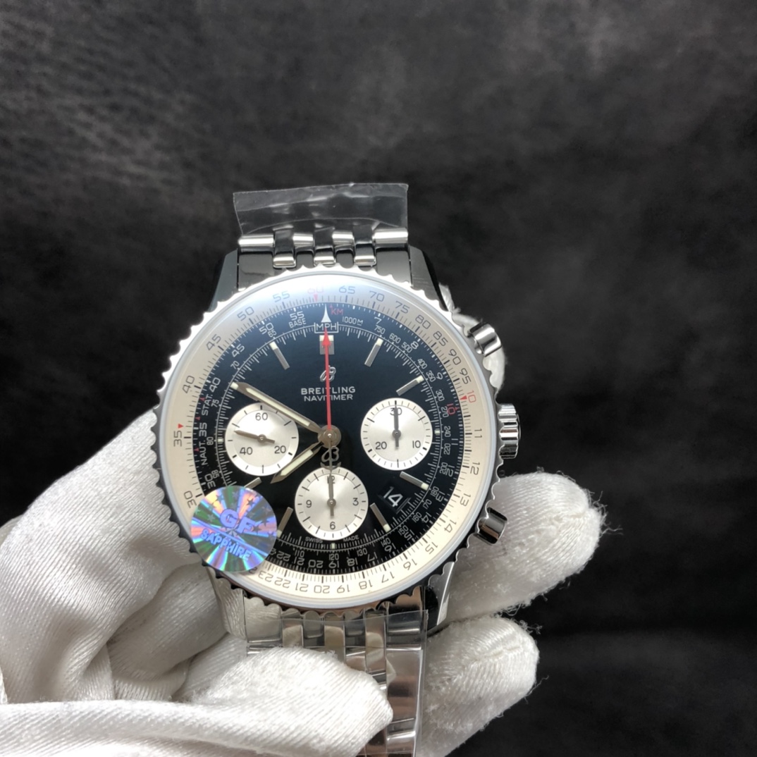 Breitling Classic Chronograph 43 mm Watch – IW-2190 - Image 3