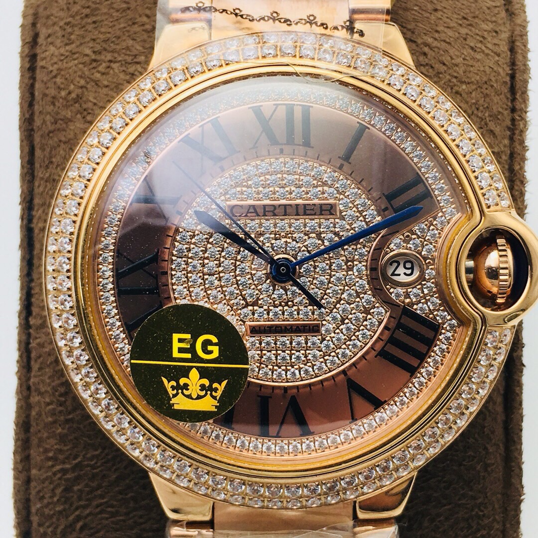 Ballon Bleu Diamond-Set 42 mm Watch – IW-1825 - Image 4