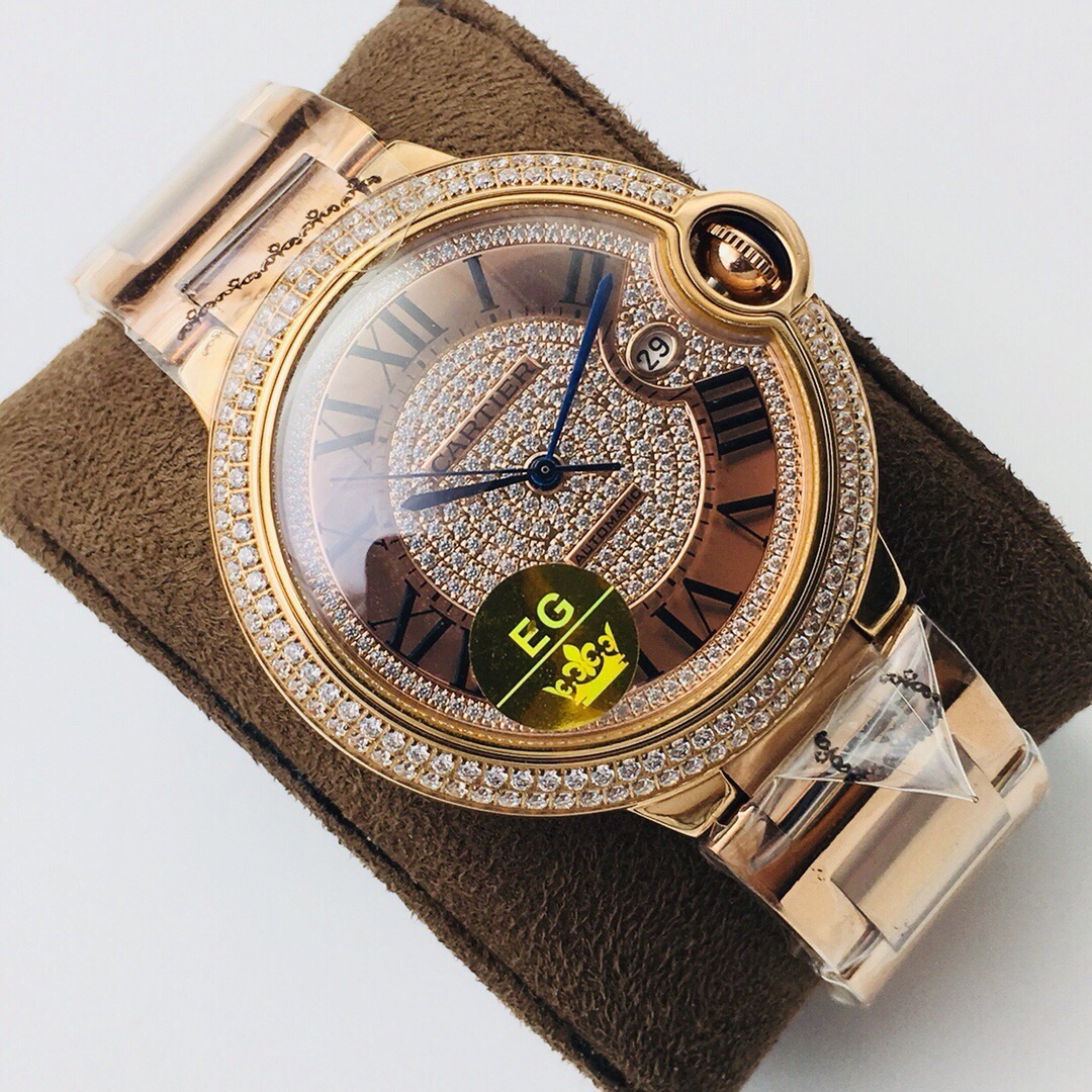Ballon Bleu Diamond-Set 42 mm Watch – IW-1825 - Image 2