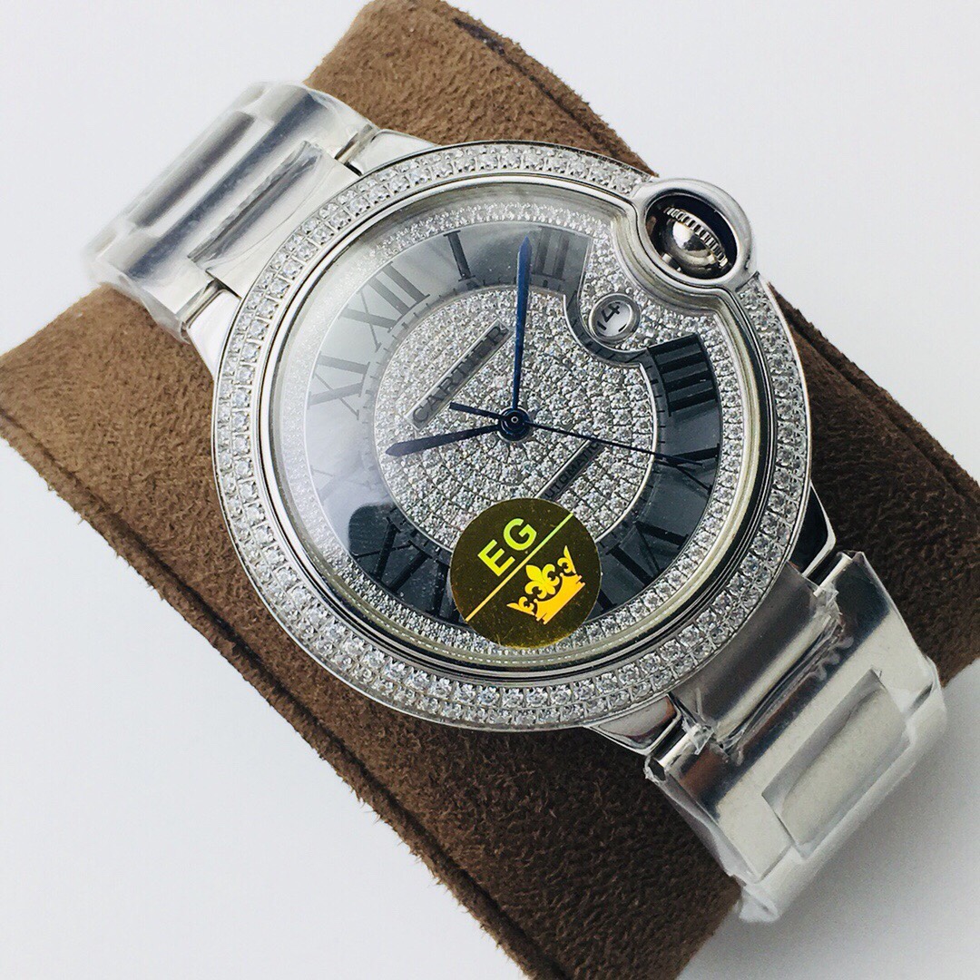 Ballon Bleu Diamond-Set 42 mm Watch – IW-1826 - Image 2