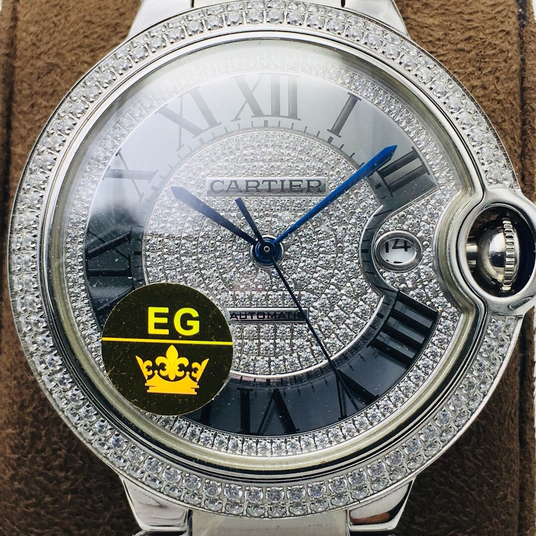 Ballon Bleu Diamond-Set 42 mm Watch – IW-1826 - Image 4