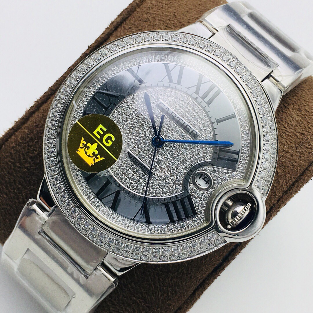 Ballon Bleu Diamond-Set 42 mm Watch – IW-1826 - Image 3