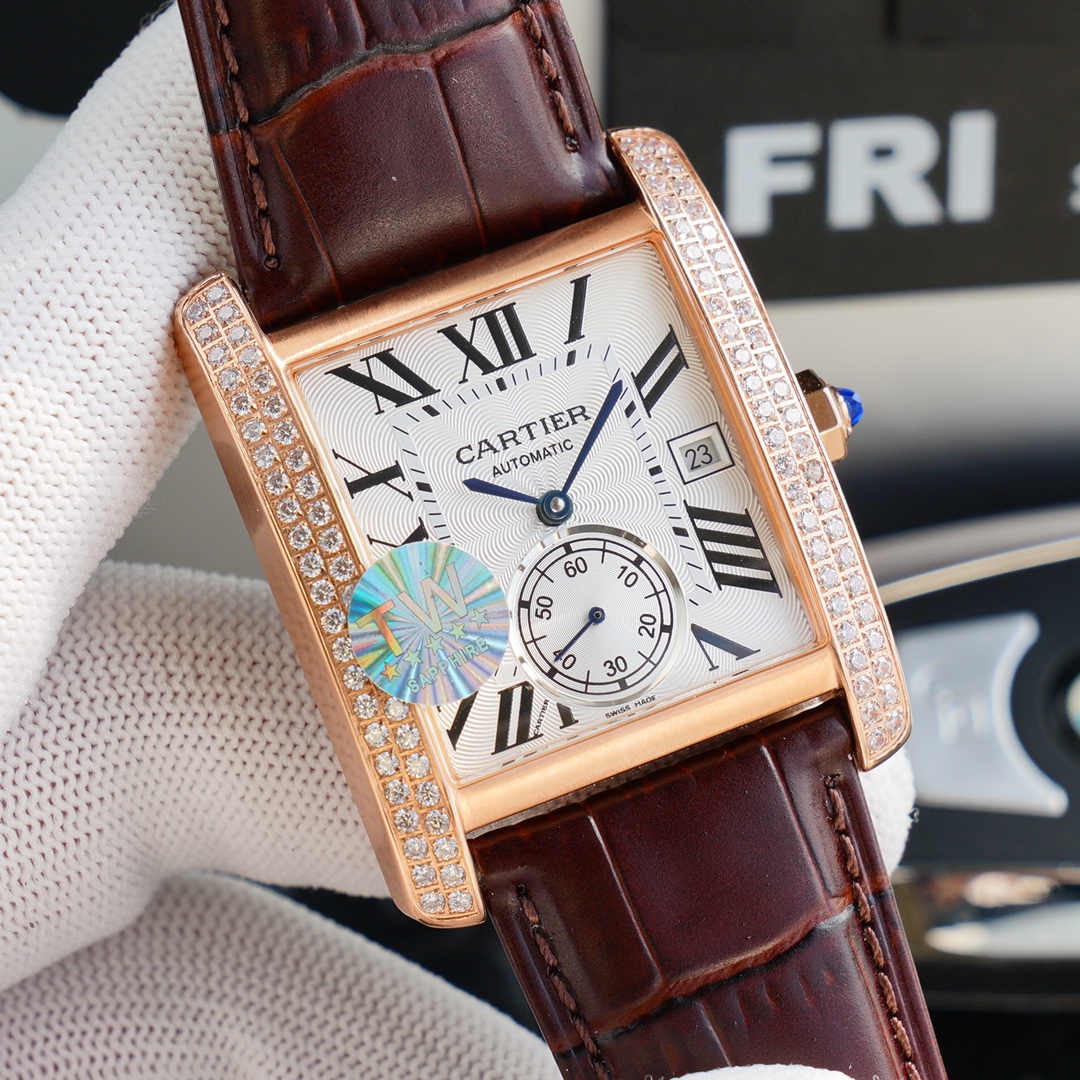 Cartier Tank 34 mm Watch – IW-1908 - Image 4