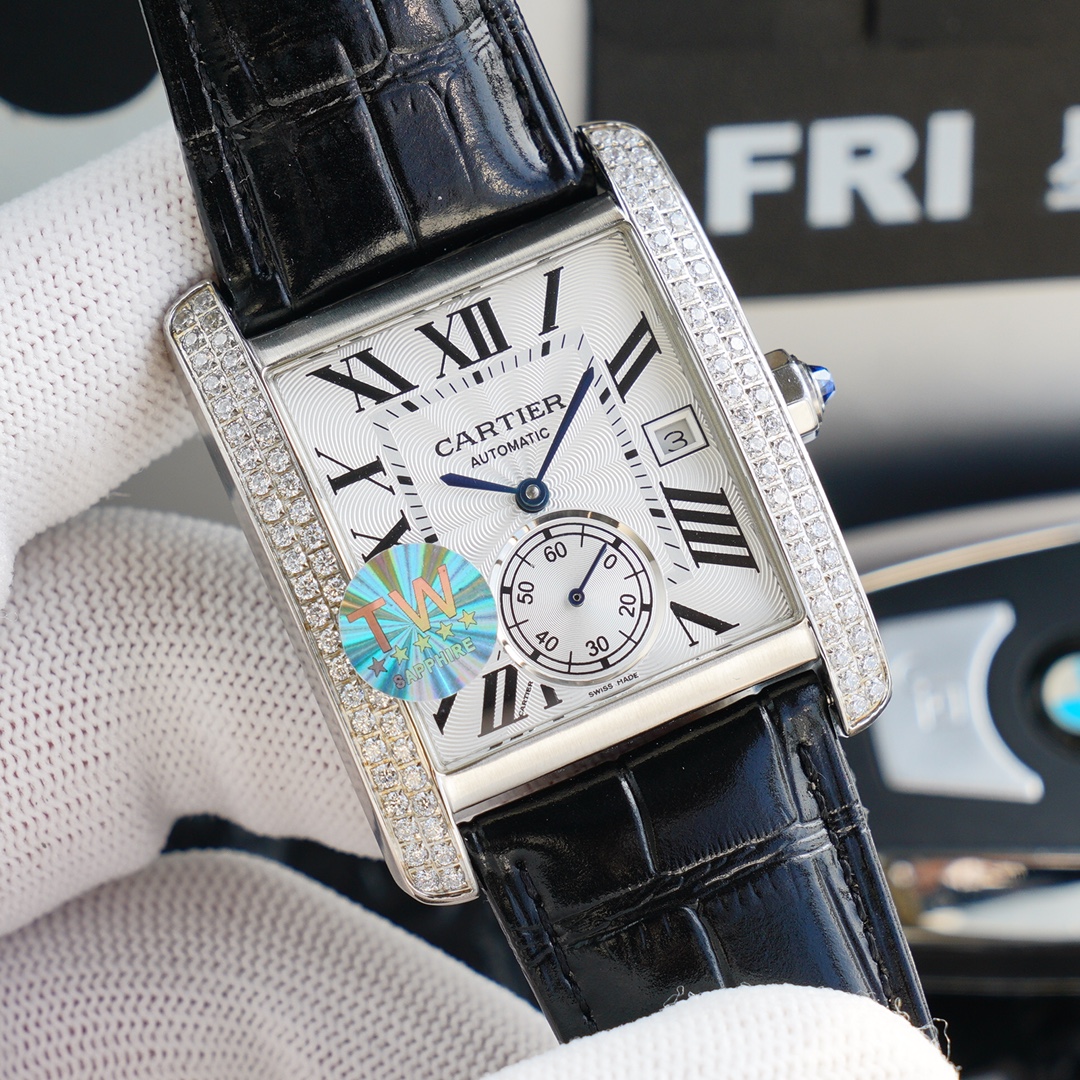 Cartier Tank 34 mm Watch – IW-1908 - Image 3