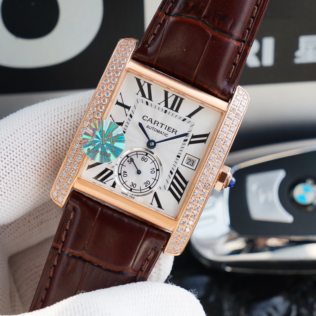 Cartier Tank 34 mm Watch – IW-1908 - Image 6