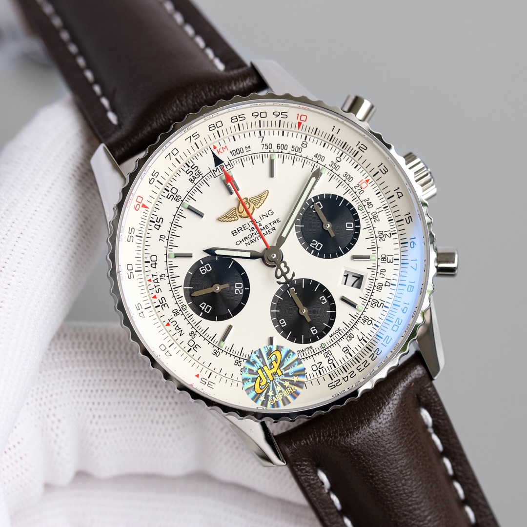 Breitling Classic Chronograph 43 mm Watch – IW-0697 - Image 6