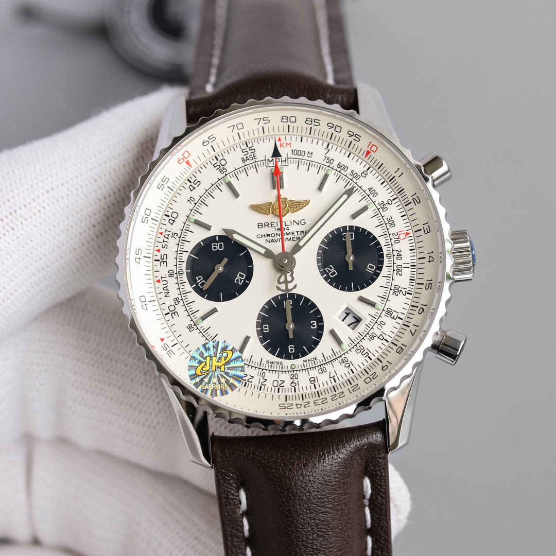 Breitling Classic Chronograph 43 mm Watch – IW-0697 - Image 3
