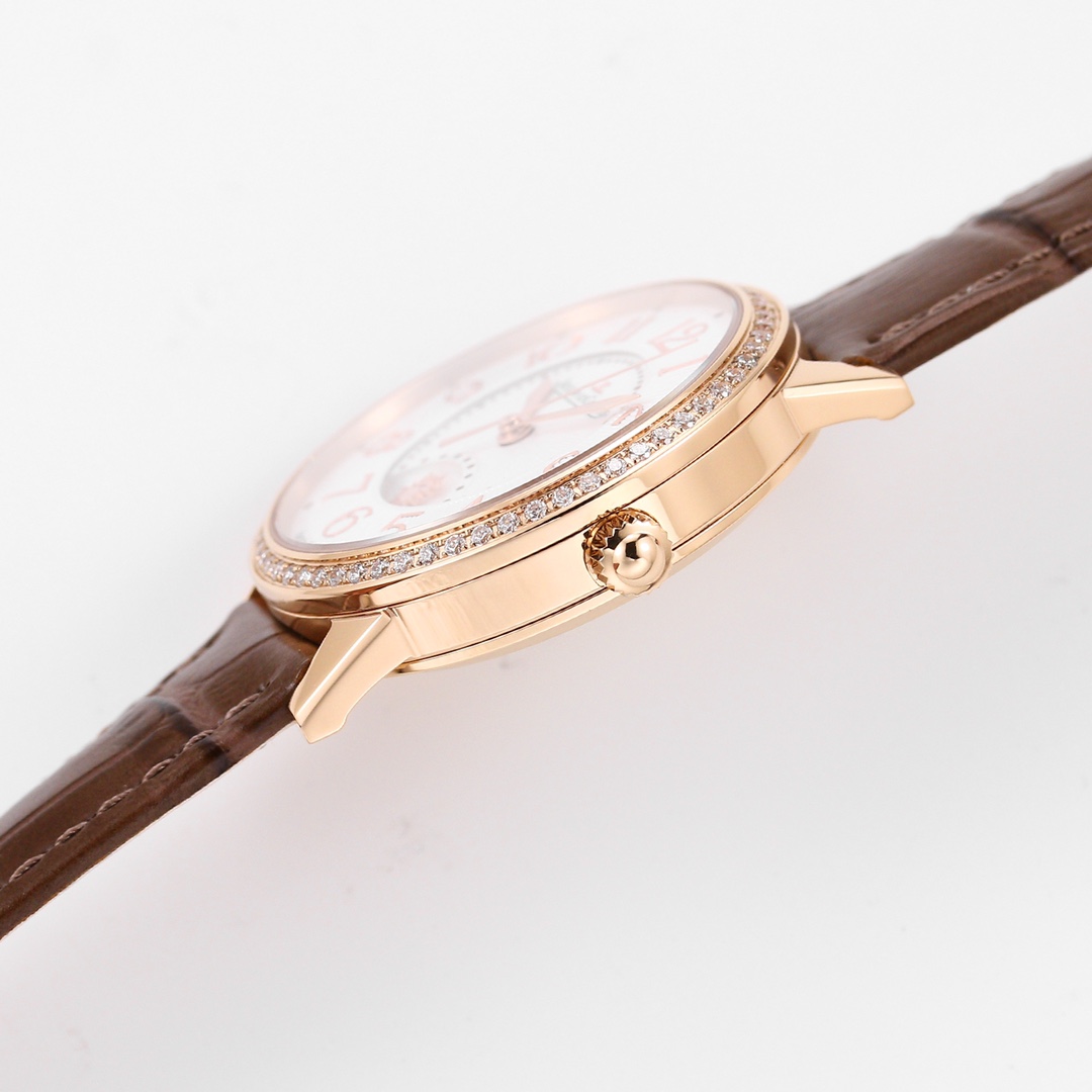 Jaeger-LeCoultre Classic Diamond-Set 34 mm Watch – IW-0543 - Image 7