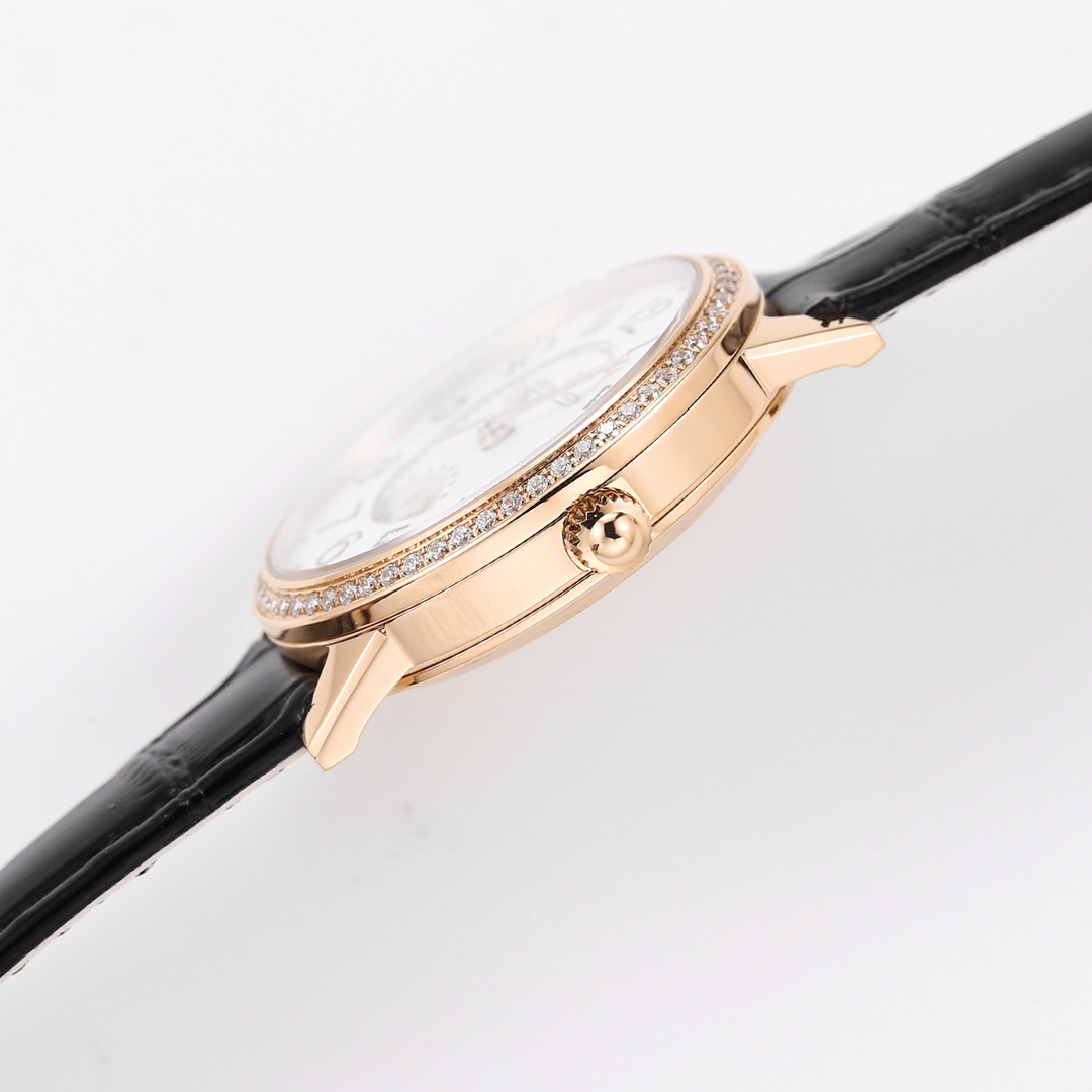 Jaeger-LeCoultre Classic Diamond-Set 34 mm Watch – IW-0542 - Image 7