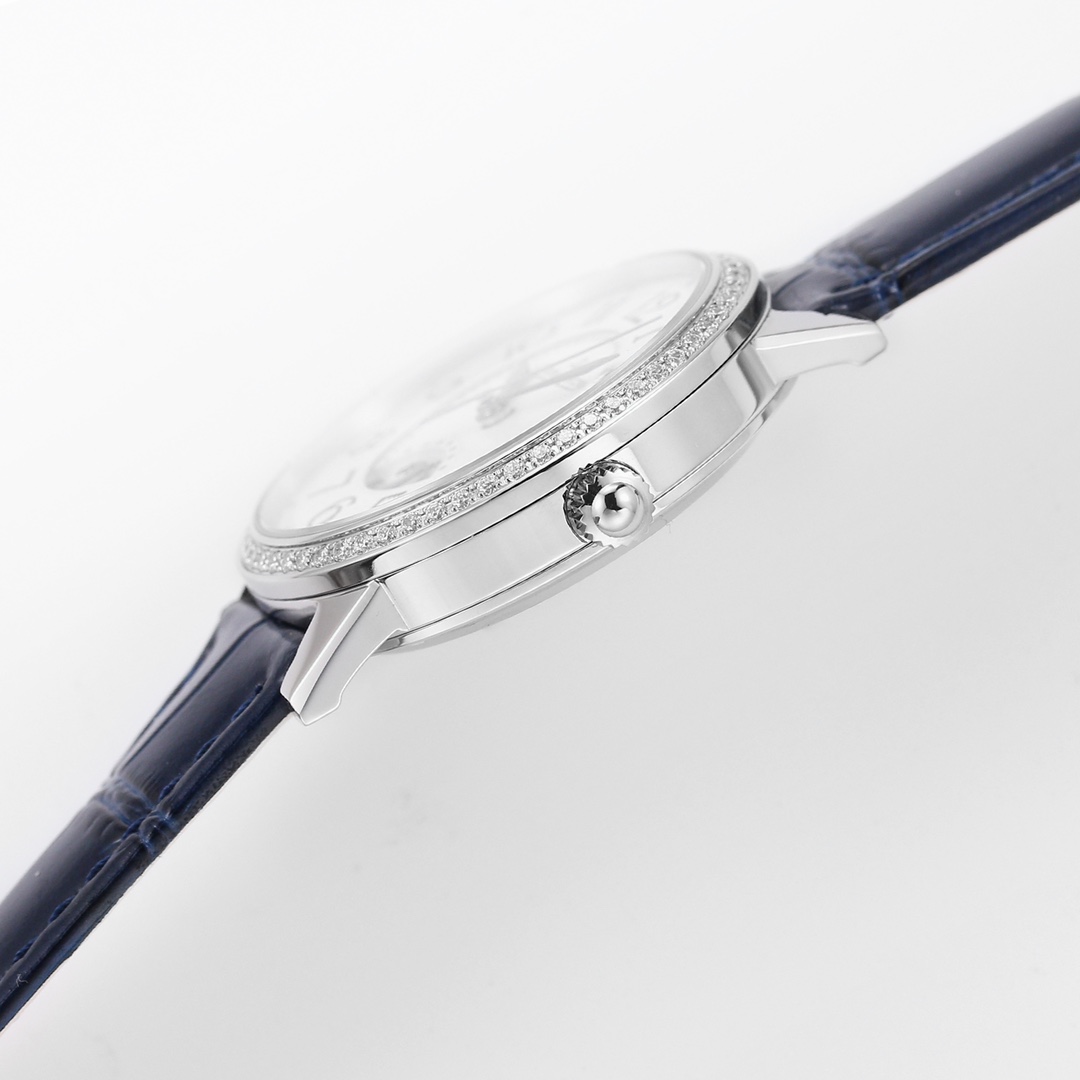 Jaeger-LeCoultre Classic Diamond-Set 34 mm Watch – IW-0541 - Image 7