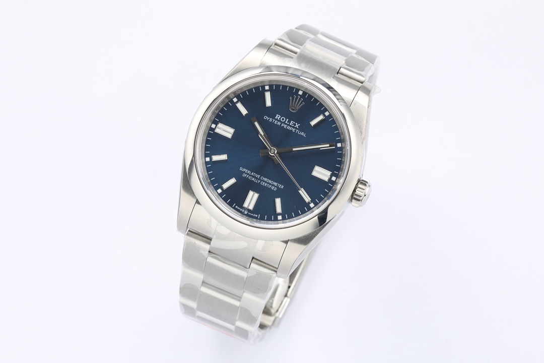 Rolex Oyster Perpetual Ice Blue Luminous 36 mm Watch – IW-0180 - Image 3