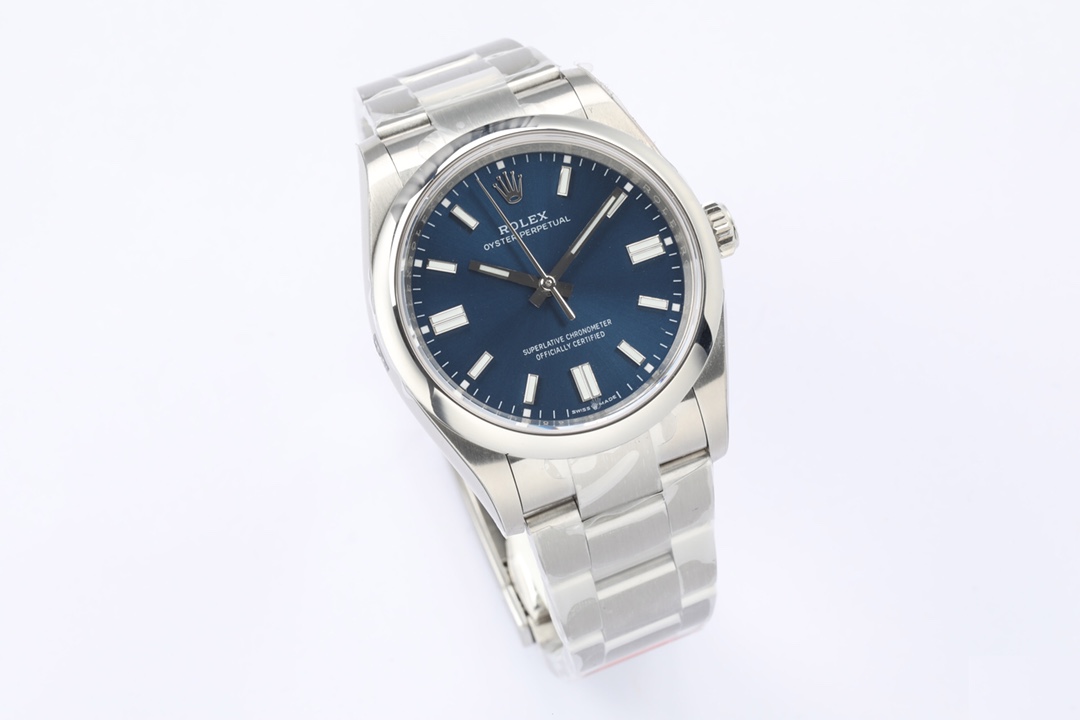 Rolex Oyster Perpetual Ice Blue Luminous 36 mm Watch – IW-0180 - Image 2