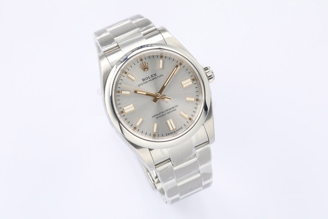 Rolex Oyster Perpetual Ice Blue Luminous 36 mm Watch – IW-0188 - Image 2