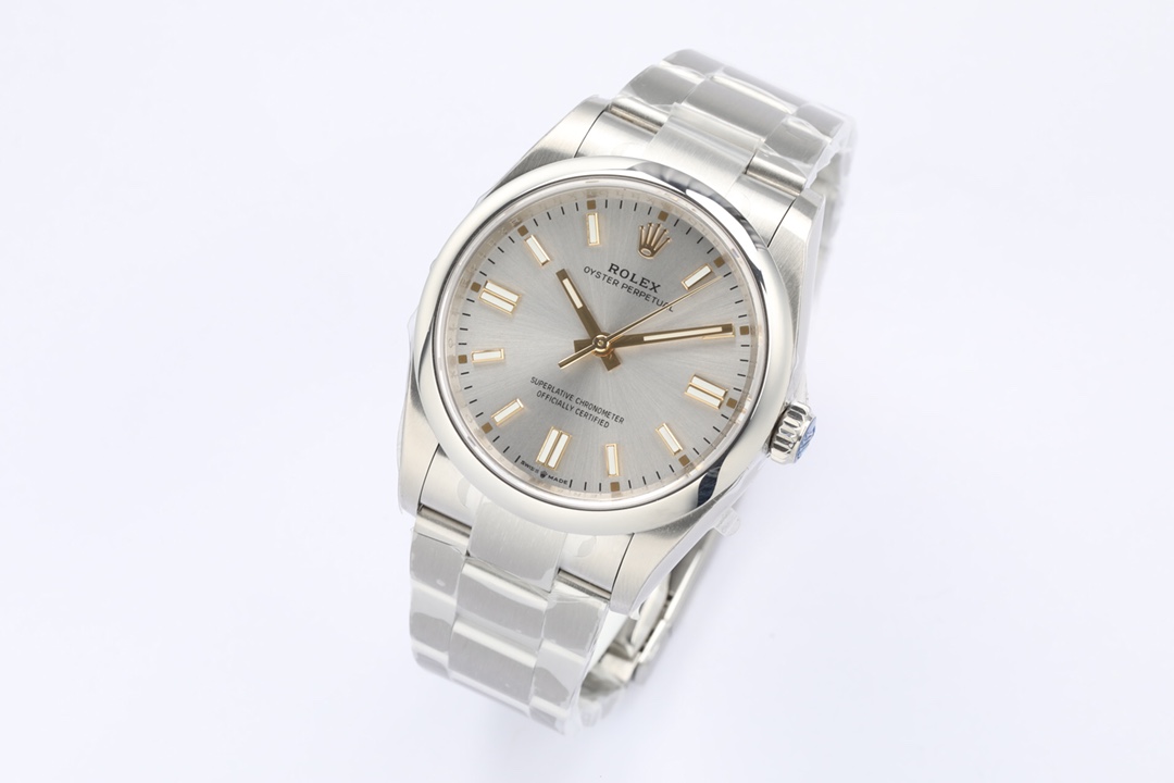 Rolex Oyster Perpetual Ice Blue Luminous 36 mm Watch – IW-0188 - Image 3