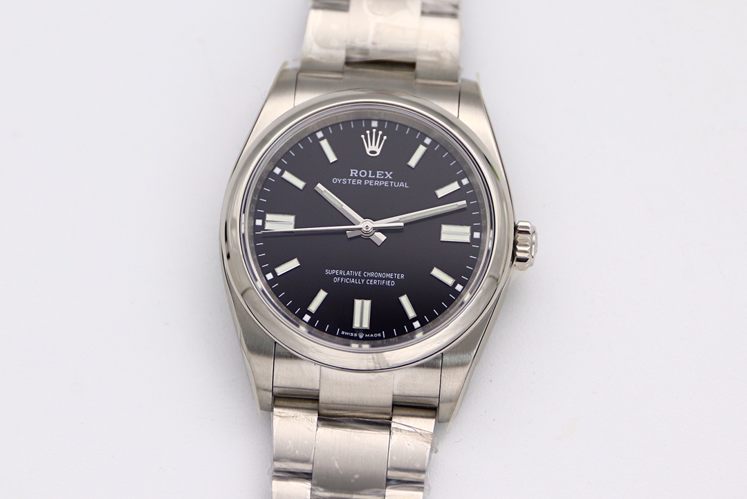 Rolex Oyster Perpetual Ice Blue Luminous 36 mm Watch – IW-0179