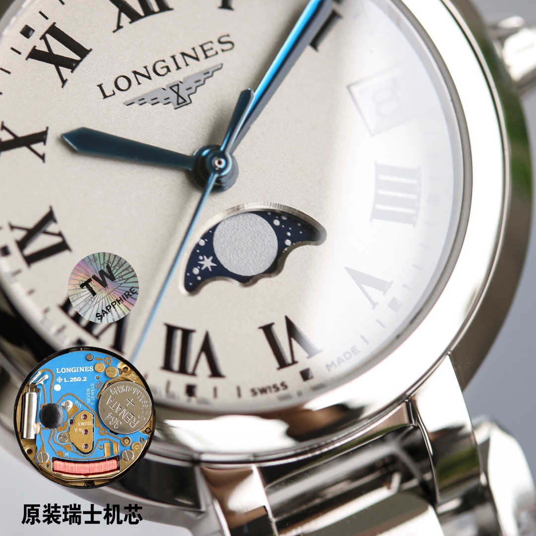 Longines Classic Moonphase 30.5 mm Watch – IW-0816 - Image 7
