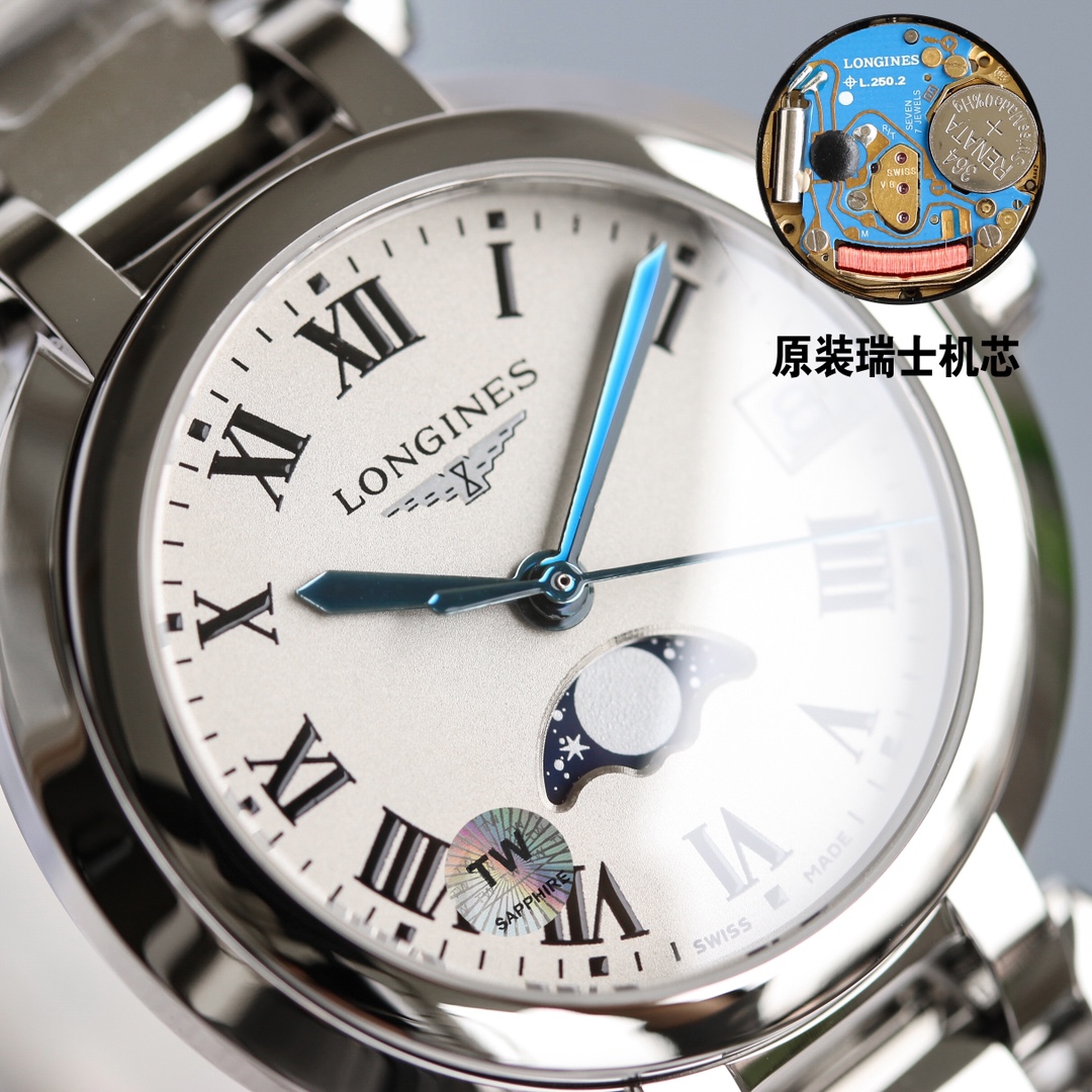 Longines Classic Moonphase 30.5 mm Watch – IW-0816 - Image 5