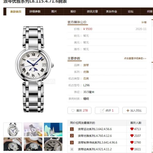 i1617216299_7940_0.jpg Longines Classic Moonphase 30.5 mm Watch – IW-0816